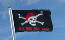 Pirat Yo Ho Ho Ho - Flagge 90 x 150 cm