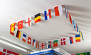 Petite guirlande 24 drapeaux de l'EURO 2024