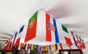 Grande guirlande 24 drapeaux de l'EURO 2024