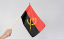 Angola - Hand Waving Flag 12x18"