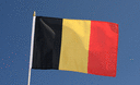Belgique - Drapeau sur hampe 30 x 45 cm