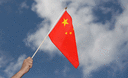 China - Stockflagge 30 x 45 cm