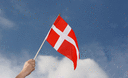 Danemark - Drapeau sur hampe 30 x 45 cm