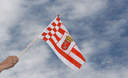 Bremen - Stockflagge 30 x 45 cm