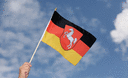 Niedersachsen - Stockflagge 30 x 45 cm