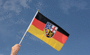 Saarland - Stockflagge 30 x 45 cm