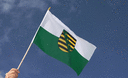 Sachsen - Stockflagge 30 x 45 cm