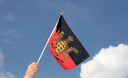 Württemberg Furchtlos und Treu - Stockflagge 30 x 45 cm