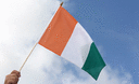 Elfenbeinküste - Stockflagge 30 x 45 cm
