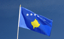 Kosovo - Hand Waving Flag 12x18"