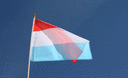 Luxemburg - Stockflagge 30 x 45 cm