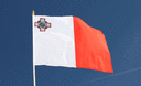 Malta - Hand Waving Flag 12x18"