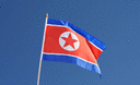 Nordkorea - Stockflagge 30 x 45 cm