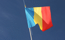 Rumänien - Stockflagge 30 x 45 cm