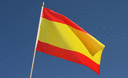 Espagne sans Blason - Drapeau sur hampe 30 x 45 cm