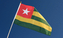 Togo - Stockflagge 30 x 45 cm