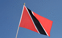Trinité et Tobago - Drapeau sur hampe 30 x 45 cm