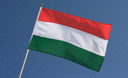 Ungarn - Stockflagge 30 x 45 cm