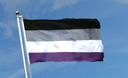 Asexuell - Flagge 90 x 150 cm