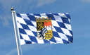 Bayern mit Wappen - Flagge 90 x 150 cm