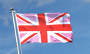 Union Jack Pink Flagge 90 x 150 cm