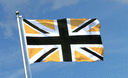 Union Jack black-gold - 3x5 ft Flag