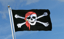 Pirat Kopftuch - Flagge 90 x 150 cm