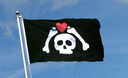 Pirat Micropose - Flagge 90 x 150 cm