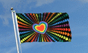 Regenbogen Liebe Flagge 90 x 150 cm