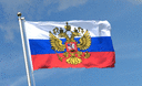 Russie avec blason - Drapeau 90 x 150 cm
