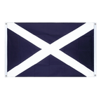 Schottland navy Bannerfahne 90 x 150 cm, Querformat