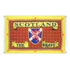 Schottland Scotland The Brave Bannerfahne 90 x 150 cm, Querformat