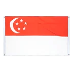 Singapur Bannerfahne 90 x 150 cm, Querformat