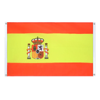 Spanien mit Wappen Bannerfahne 90 x 150 cm, Querformat