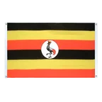 Uganda Bannerfahne 90 x 150 cm, Querformat