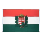 Bannière Hongrie avec Blason 90 x 150 cm, paysage