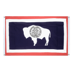 Wyoming Bannerfahne 90 x 150 cm, Querformat