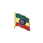 Äthiopien mit Stern Flaggen Pin 2 x 2 cm