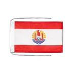 French Polynesia Flag with ropes 8x12"