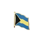 Bahamas Flaggen Pin 2 x 2 cm