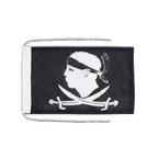 Pirate Corsica Flag with ropes 8x12"