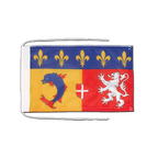 Rhône Alpes Flagge 20 x 30 cm