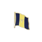 Barbade Pin's drapeau 2 x 2 cm