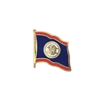 Belize Flaggen Pin 2 x 2 cm