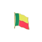 Benin Flaggen Pin 2 x 2 cm