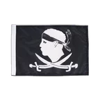 Petit drapeau Pirate Corse 30 x 45 cm