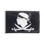 Pirat Korsika - Hohlsaum Flagge PRO 60 x 90 cm