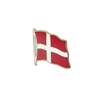 Dänemark Flaggen Pin 2 x 2 cm