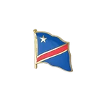 Demokratische Republik Kongo Flaggen Pin 2 x 2 cm