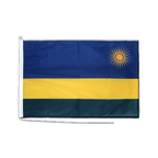 Ruanda Bootsflagge PRO 60 x 90 cm
